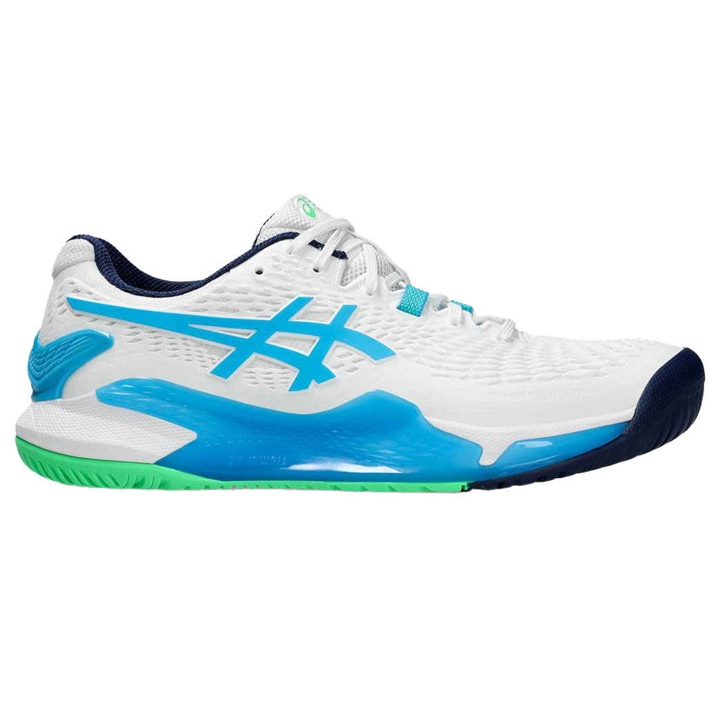 ASICS Gel-Resolution 9 Men's Outdoor Shoes (1041A330) (White/Digital Aqua) Questions & Answers