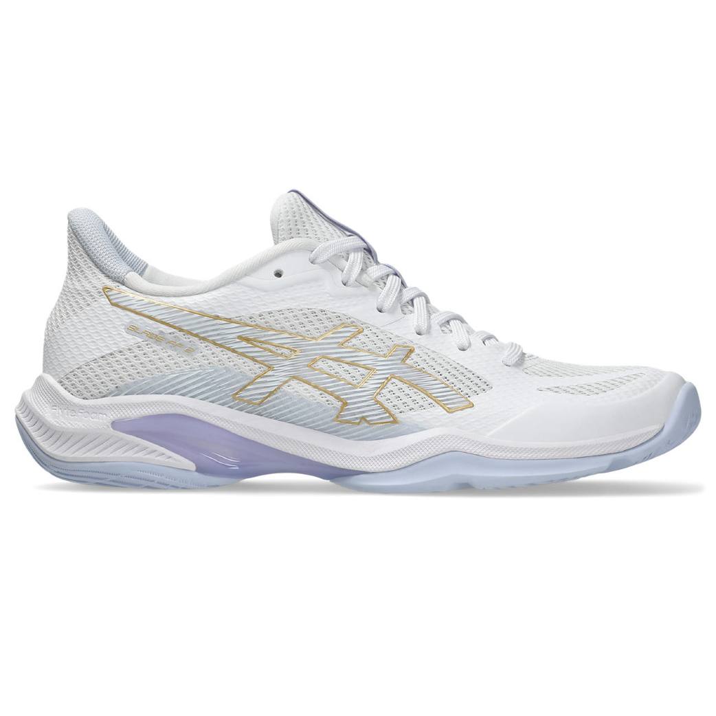 ASICS Blade FF 2 Women's Indoor Shoes (1072A120.101) (White/Blue Fade) Questions & Answers
