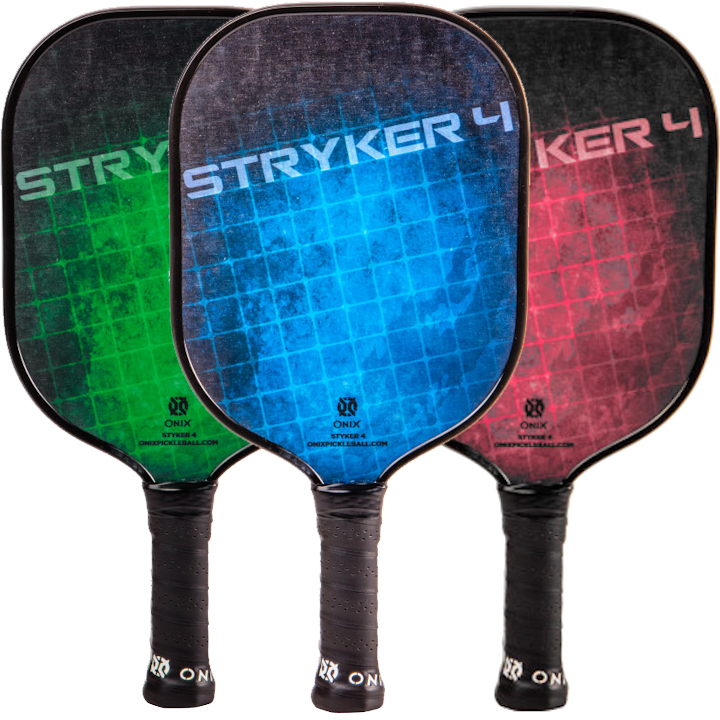Is the face of a paddle solid or see thru like a tennis raquet
