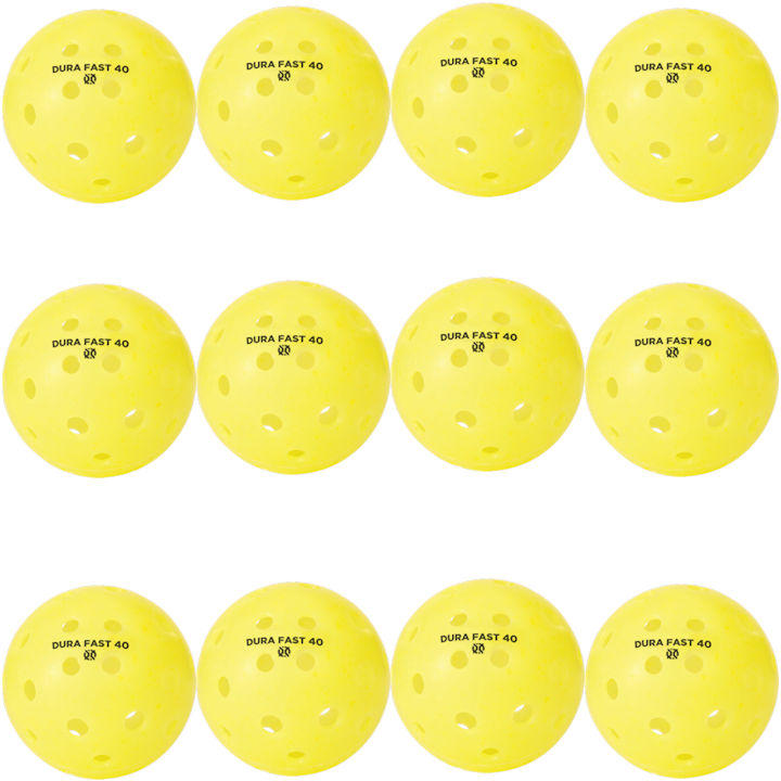 Dura Fast 40 Outdoor Yellow Pickleballs Dozen Questions & Answers