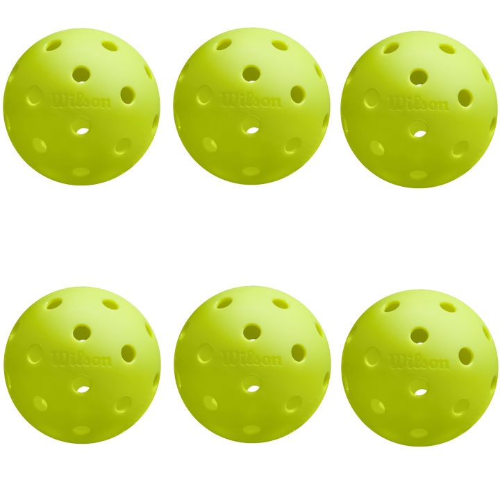 Wilson TRU 32 Yellow Pickleball (6 Pack) Questions & Answers