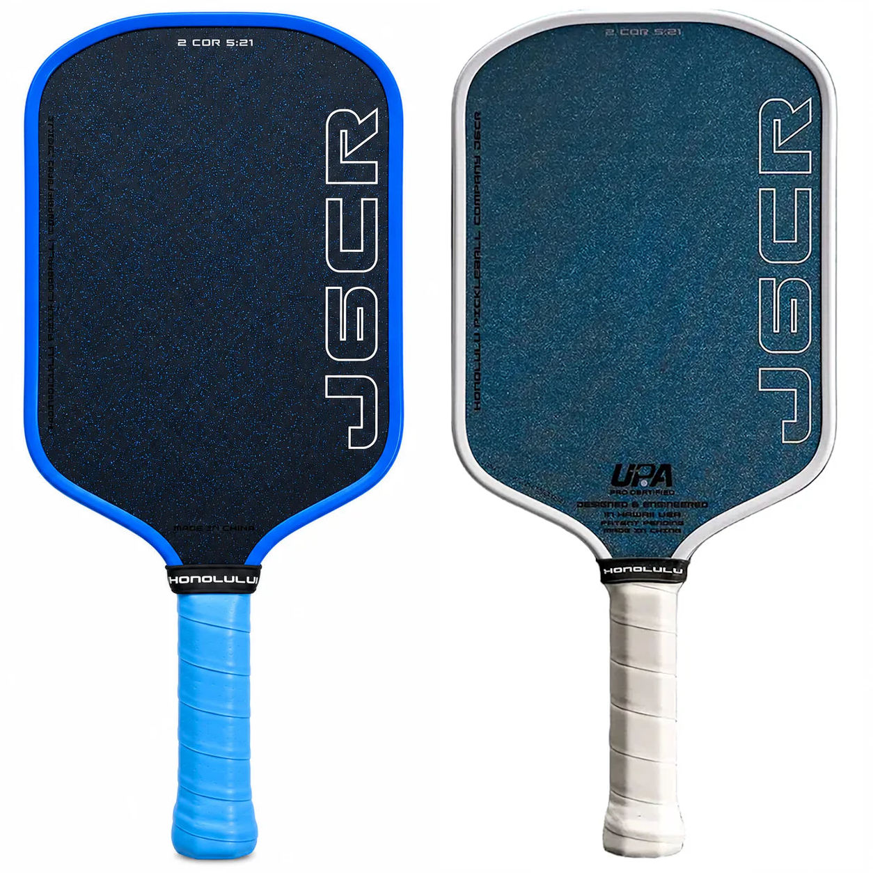 What the difference between the J6CR and the J6CR Crystal blue. I have the J6CR with white edge guard  and would