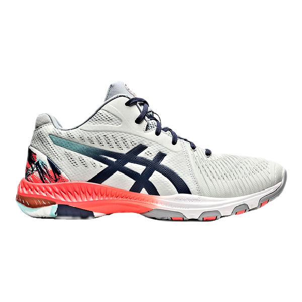 ASICS Netburner Ballistic FF MT (Mid) 2 Men's Indoor Shoe (Glacier Grey/Sunrise Red) (1051A069.960) Questions & Answers
