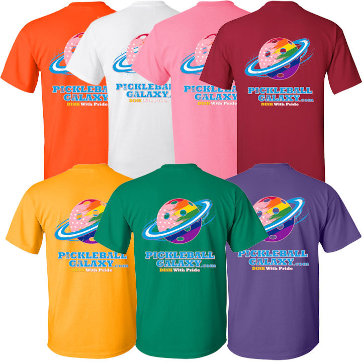 PickleballGalaxy Rainbow Dry Fit Shirt Questions & Answers