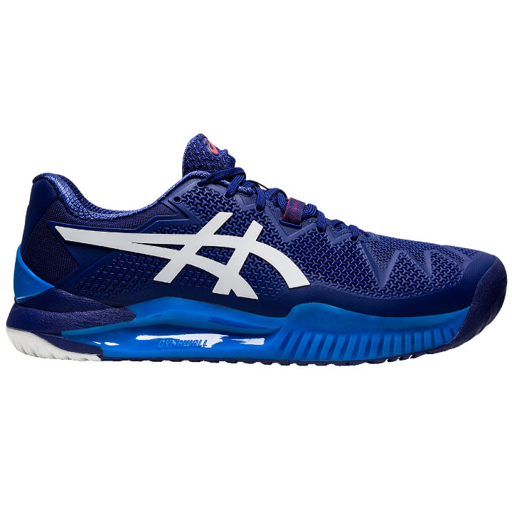 ASICS Resolution 8 MEN'S Blue Harmony/White OUTDOOR (WIDE EE) Shoes (1041A113.405) Questions & Answers