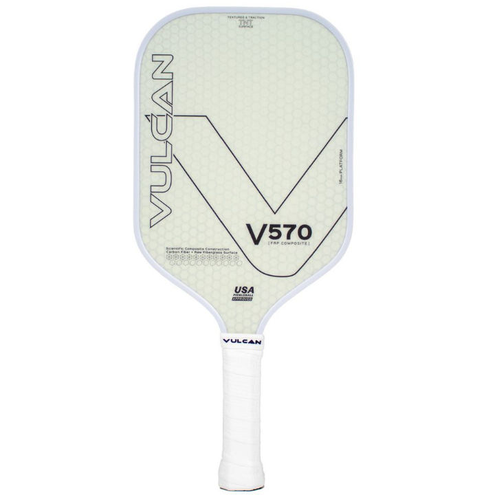 Vulcan V570FRP (White) Pickleball Paddle Questions & Answers