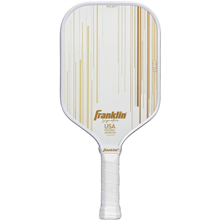 Franklin Signature WHITE/GOLD (16 mm) Pickleball Paddle Questions & Answers
