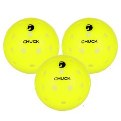 Gamma Chuck Outdoor Yellow Pickleball (3 Pack)