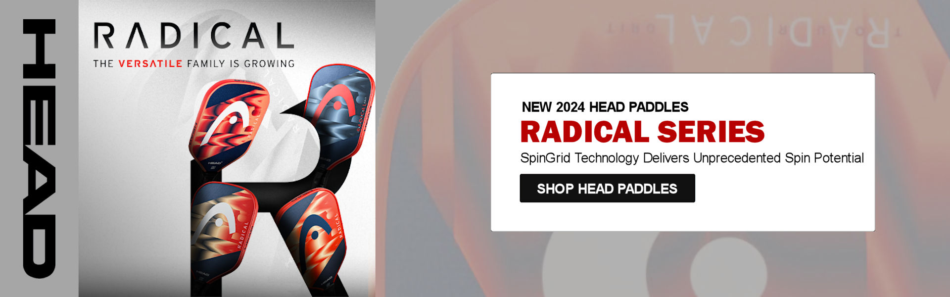 New Head 2024 Radical Pickleball Paddles
