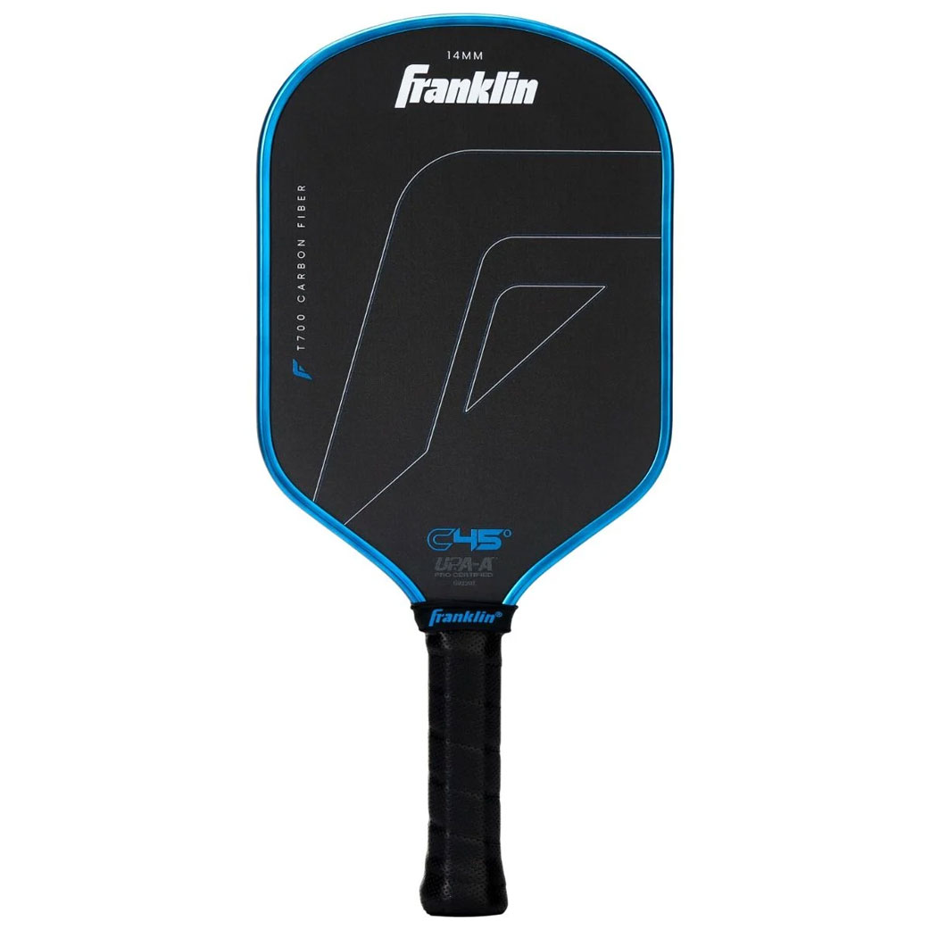 Franklin C45° 14mm ピックルボールパドル Franklin C45 Hybrid 14mm (Blue) Pickleball Paddle | Pickleball Galaxy