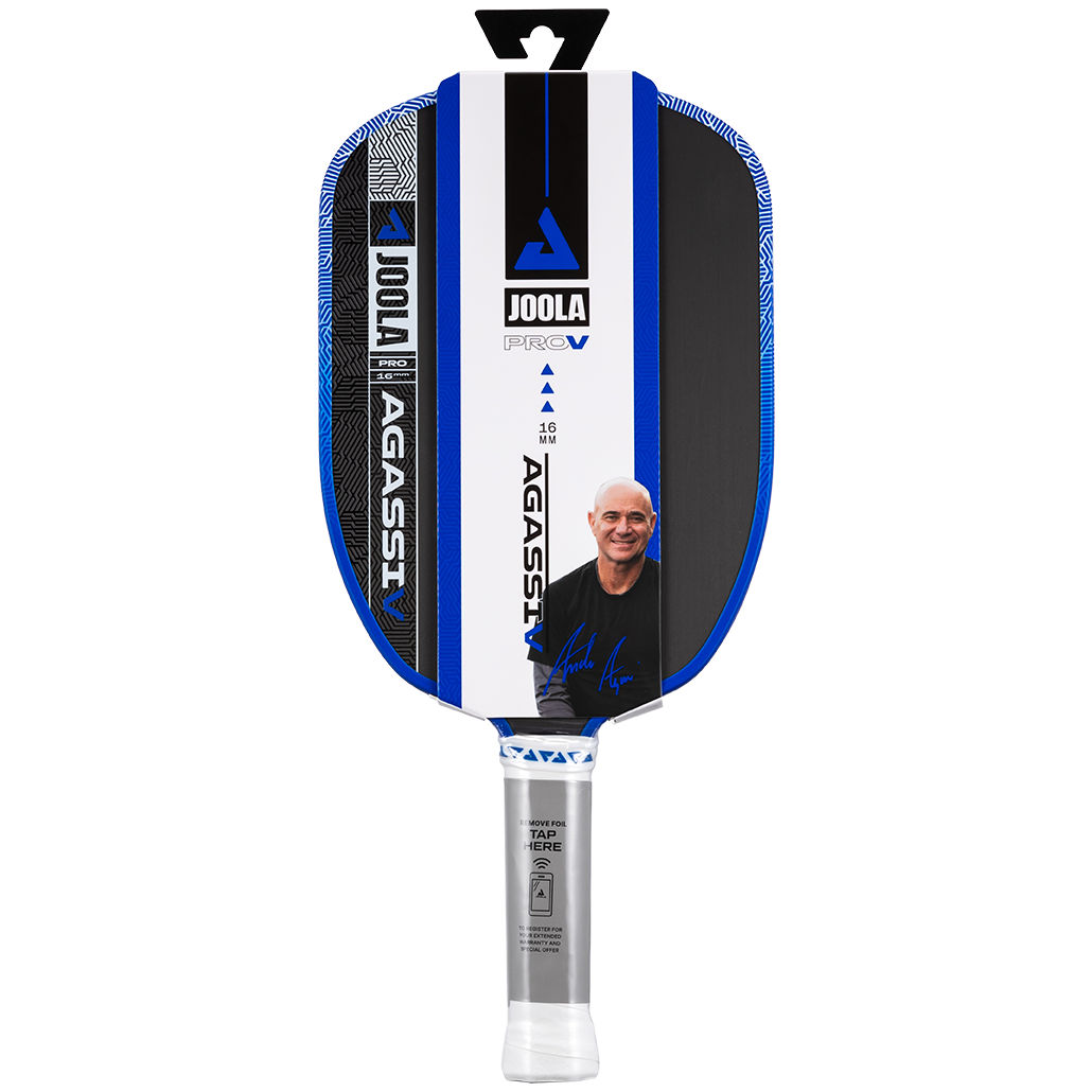 JOOLA Agassi Pro V 16mm Pickleball Paddle (600592) | Pickleball Galaxy