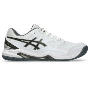 ASICS Gel-Dedicate 8 Men's Outdoor Pickleball Shoes (1041A409.105) (White/Gunmetal)