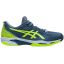ASICS Solution Speed FF 2 Men's Outdoor Shoes (Steel Blue/Hazard Green) (1041A182.402)