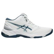 ASICS Netburner Ballistic FF MT 3 Men's Indoor Shoes (1051A074) (White Vintage/Indigo)