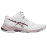 Asics Netburner Ballistic FF MT 3  Women's Indoor Shoes (1052A070) (White/Watershed Rose)