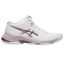 Asics Netburner Ballistic FF MT 3  Women's Indoor Shoes (1052A070) (White/Watershed Rose)