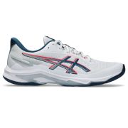 ASICS Netburner Ballistic FF 4 Men's Indoor Shoes (1051A088.101) (White/Mako Blue)