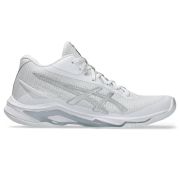 ASICS Netburner Ballistic FF MT 4 (MID) Women's Indoor Shoes (1052A084.100) (White/Pure Silver)