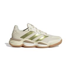 Adidas Stabil 16 (W) Women's Indoor Shoes (JP9764) (OWHITE/GOLDMT/CRYSAN)