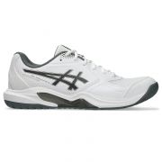 ASICS Gel-Dedicate 9 Men's Outdoor Pickleball Court Shoes (1041A545.100) (White/Gunmetal)