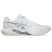 ASICS Gel-Dedicate 9 Women's (WIDE) (D) Outdoor Court Shoes (1042A315.101) (White/Pure Silver)