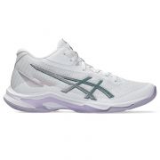 ASICS Netburner Ballistic FF MT 4 (MID) Women's Indoor Court Shoes (1052A084.106) (White/Dahlia)