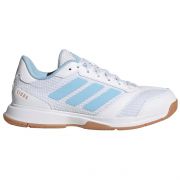 Adidas Ligra 8 Women's Indoor Court Shoes (KK2041) (FTWWHT/CLESKY/GOLDMT)