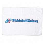 PickleballGalaxy Microfiber Waffle Towel (White) (16"x24")