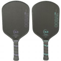 Six Zero Coral PRO Elongated Pickleball Paddle