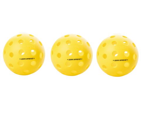 NEW ONIX FUSE G2 OUTDOOR PICKLEBALLS  3 Pak  Yellow USAPA APPROVED