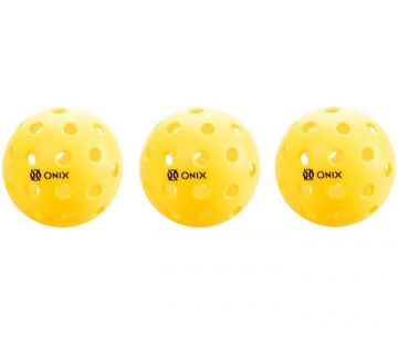Onix Pure 2 Outdoor Yellow Pickleball (3 Pack)