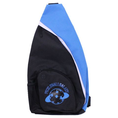 Blue Embroidered Bag got pickleball? FREE NAME Pickleball Paddle Sling Bag 